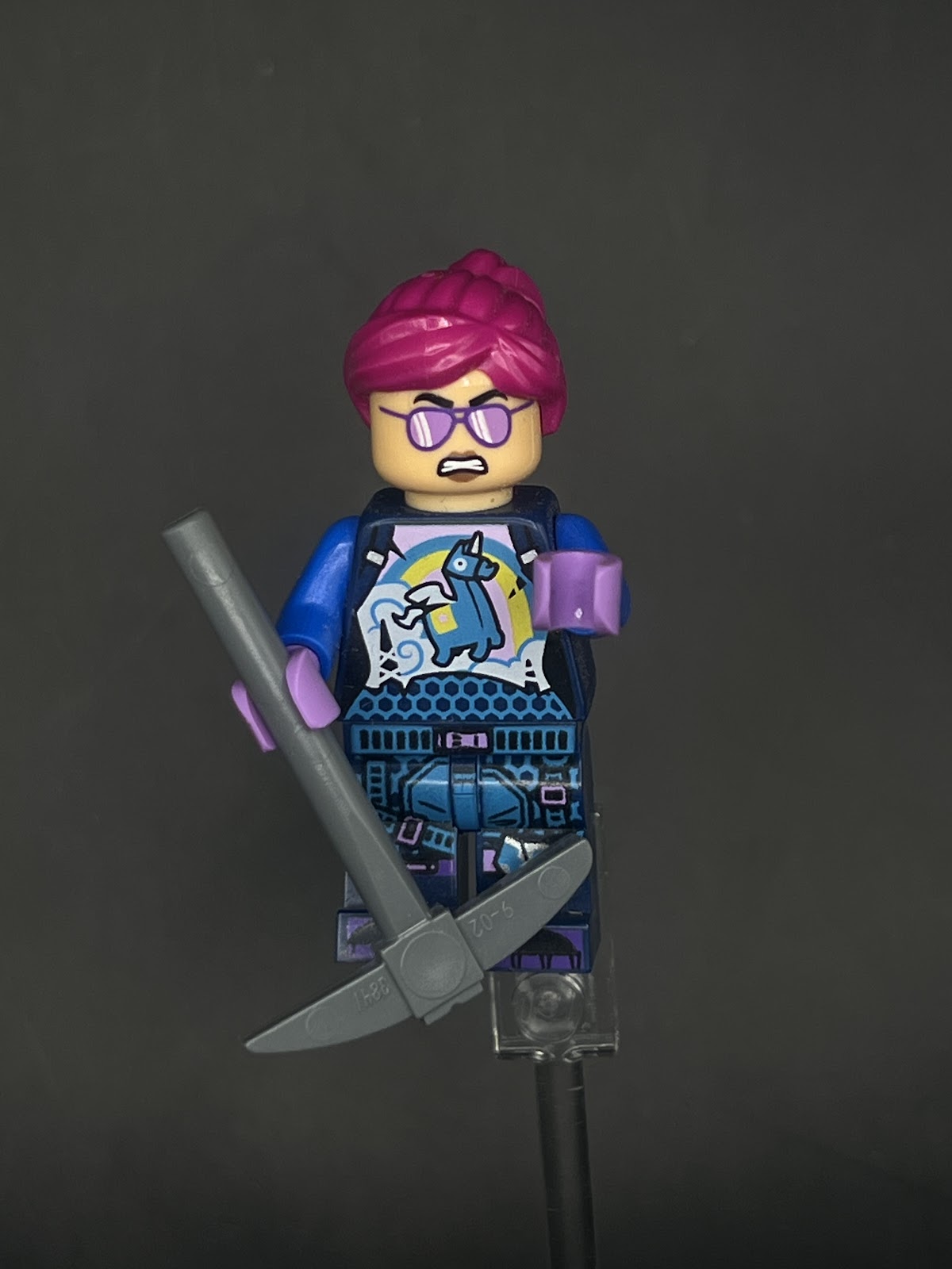 LEGO Minifigura Bombardera Brillante - Colección Legendaria