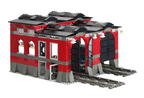 LEGO Set Train Engine Shed - Train — set armado