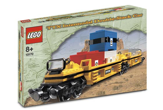LEGO Set TTX Intermodal Double-Stack Car - Train — caja oficial