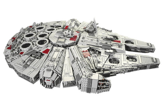 LEGO Set Millennium Falcon UCS - Star Wars — set armado