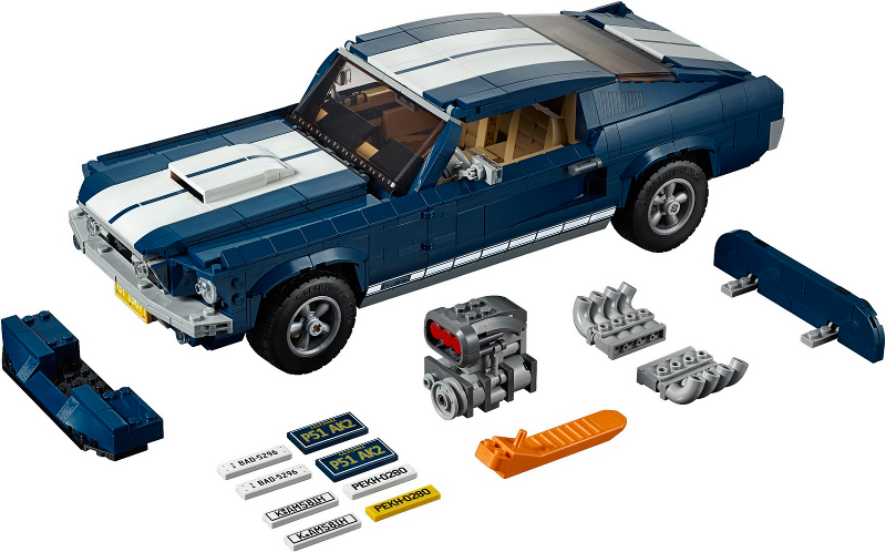 LEGO Set Ford Mustang - Icons (Creator Expert & Advanced Models) (10265) — set armado