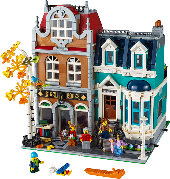 LEGO Set Bookshop - Creator — set armado (referencia)
