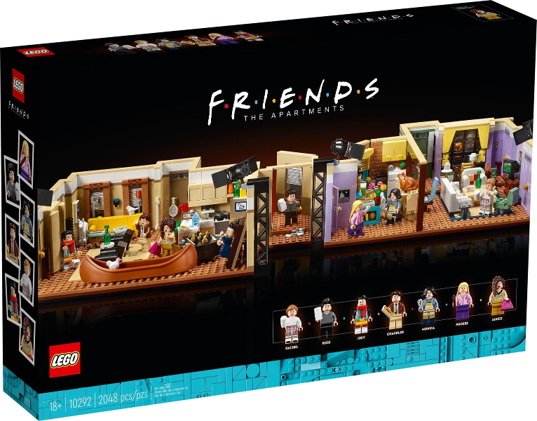LEGO Set The Friends Apartments - Icons (Creator Expert & Advanced Models) (10292) — caja oficial