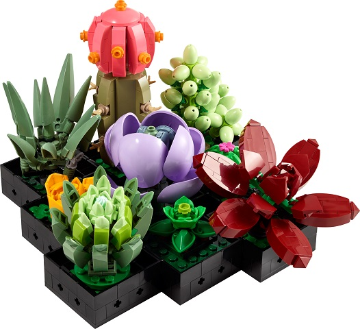 LEGO Set Succulents - Botanicals (Botanical Collection) (10309-1) — set armado