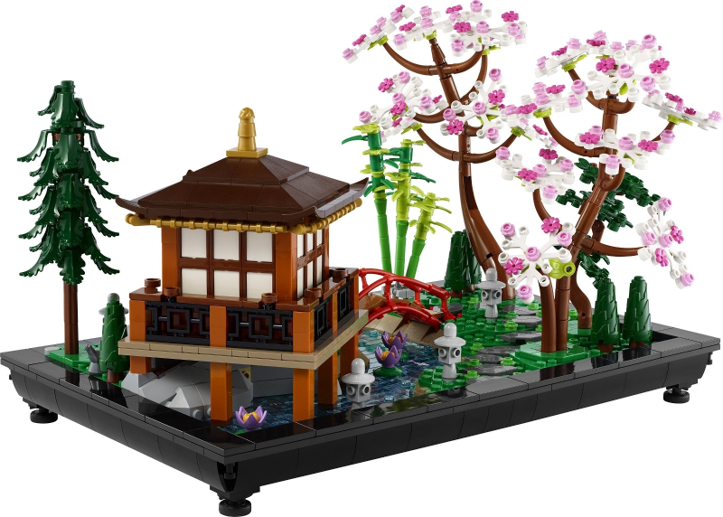 LEGO Set Tranquil Garden - Icons (Creator Expert & Advanced Models) (10315) — set armado