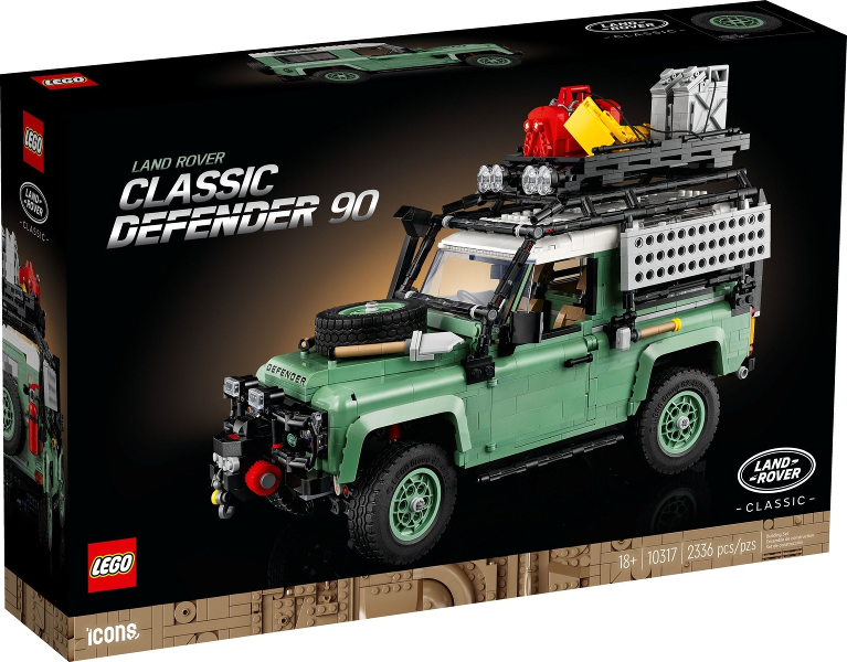 LEGO Set Land Rover Classic Defender 90 - Icons (Creator Expert & Advanced Models) (10317) — caja oficial
