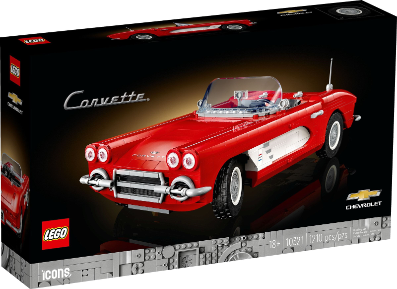 LEGO Set Corvette - Icons (Creator Expert & Advanced Models) (10321) — caja oficial