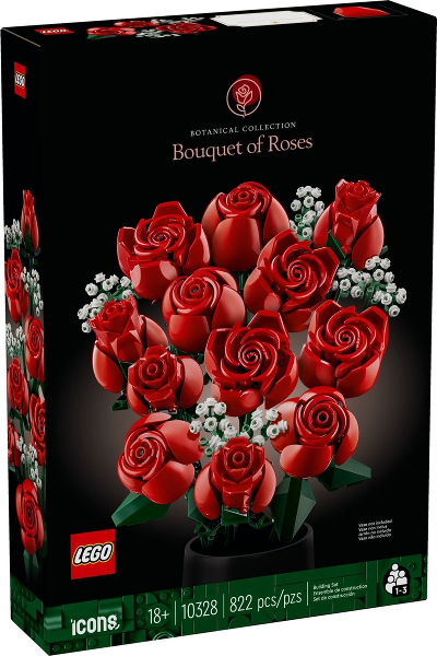 LEGO Set Bouquet of Roses - Botanicals — caja oficial