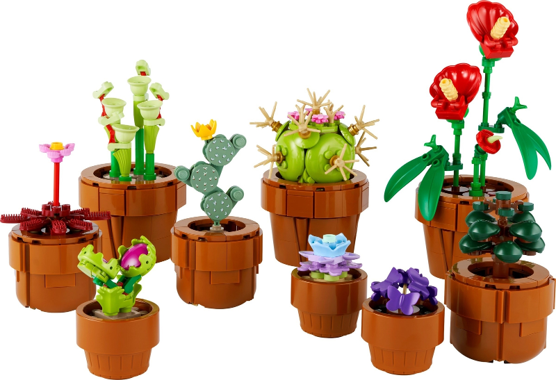 LEGO Set Tiny Plants - Botanicals (Botanical Collection) (10329) — set armado
