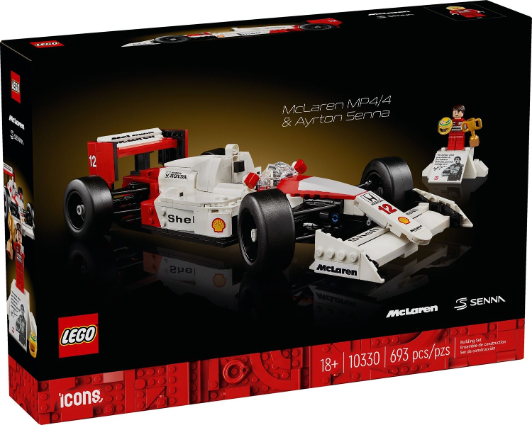 LEGO McLaren MP4/4 &amp; Ayrton Senna 10330 - DagaBlocks