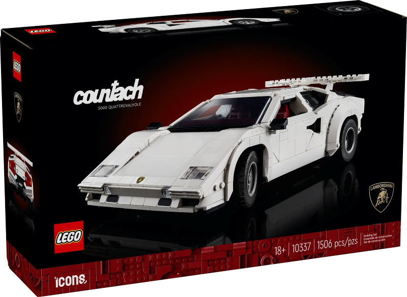 LEGO Set Lamborghini Countach 5000 Quattrovalvole - Icons (Creator Expert & Advanced Models) (10337) — caja oficial