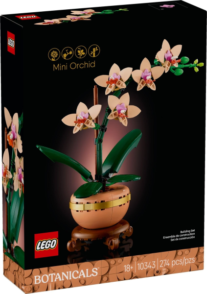LEGO Set Mini Orchid - Botanicals — caja oficial