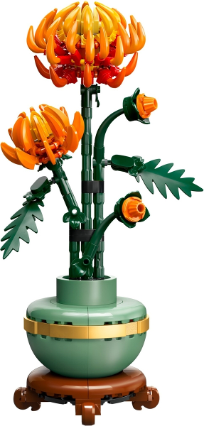LEGO Set Chrysanthemum - Botanicals (Botanical Collection) (10368) — set armado