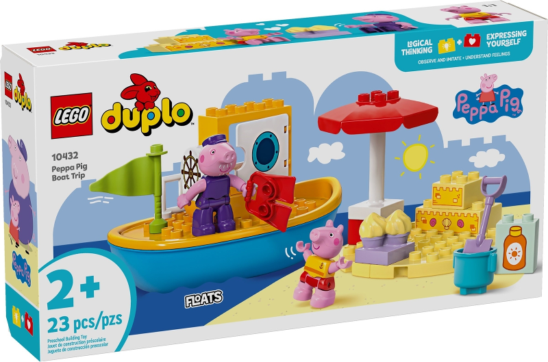 LEGO PEPPA PIG BOAT TRIP 10432 - Icons - DagaBlocks