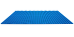 LEGO Set Blue Baseplate - Classic (10714) — set armado