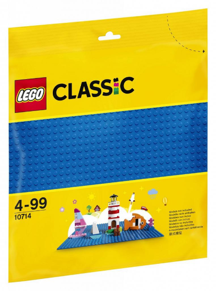 LEGO Set Blue Baseplate - Classic (10714) — caja oficial