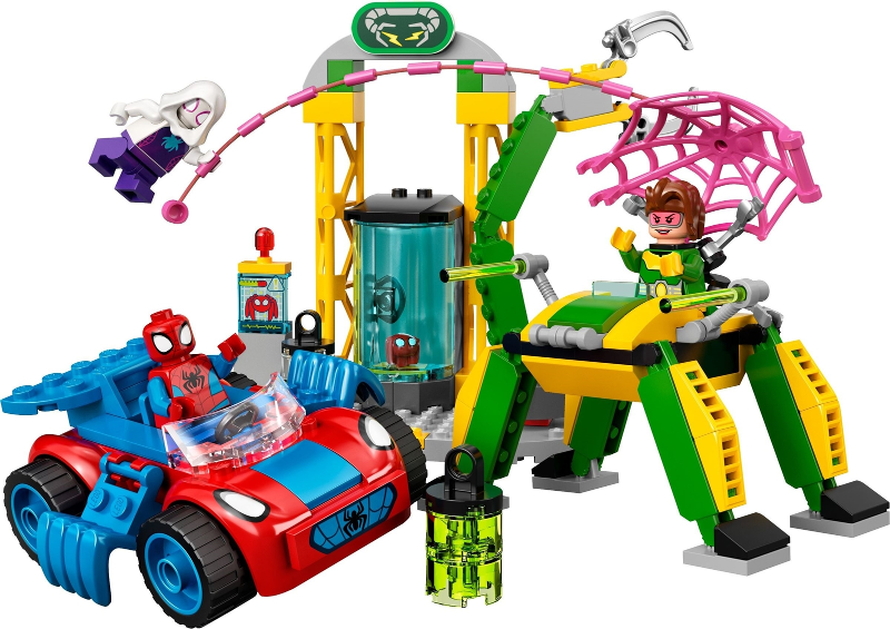 LEGO Set Spider-Man at Doc Ock’s Lab (10783-1) — set armado