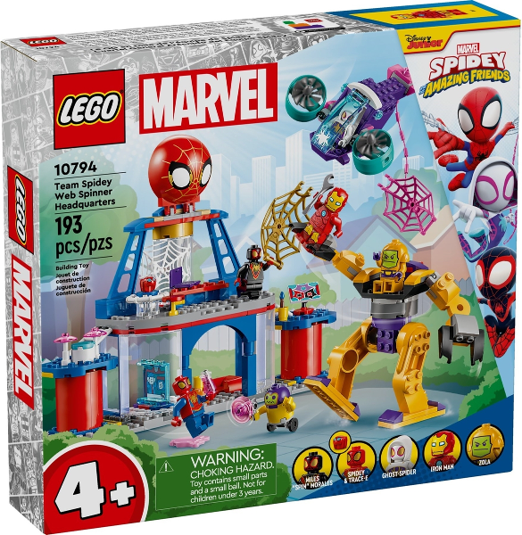 LEGO Team Spidey Web Spinner Headquarters 10794 - Icons - DagaBlocks