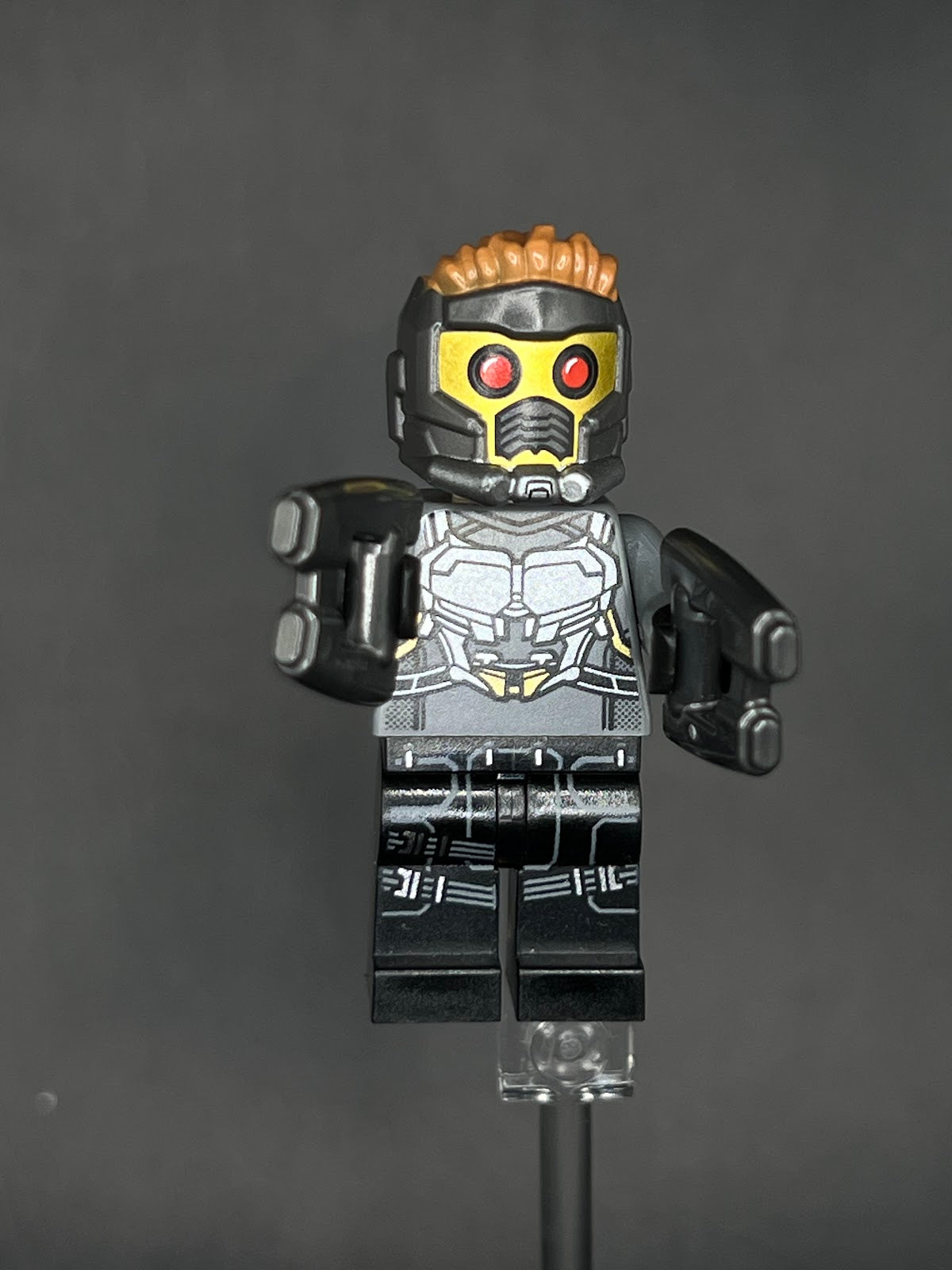 LEGO Minifigura Star Lord Traje Plateado - Marvel Legendaria