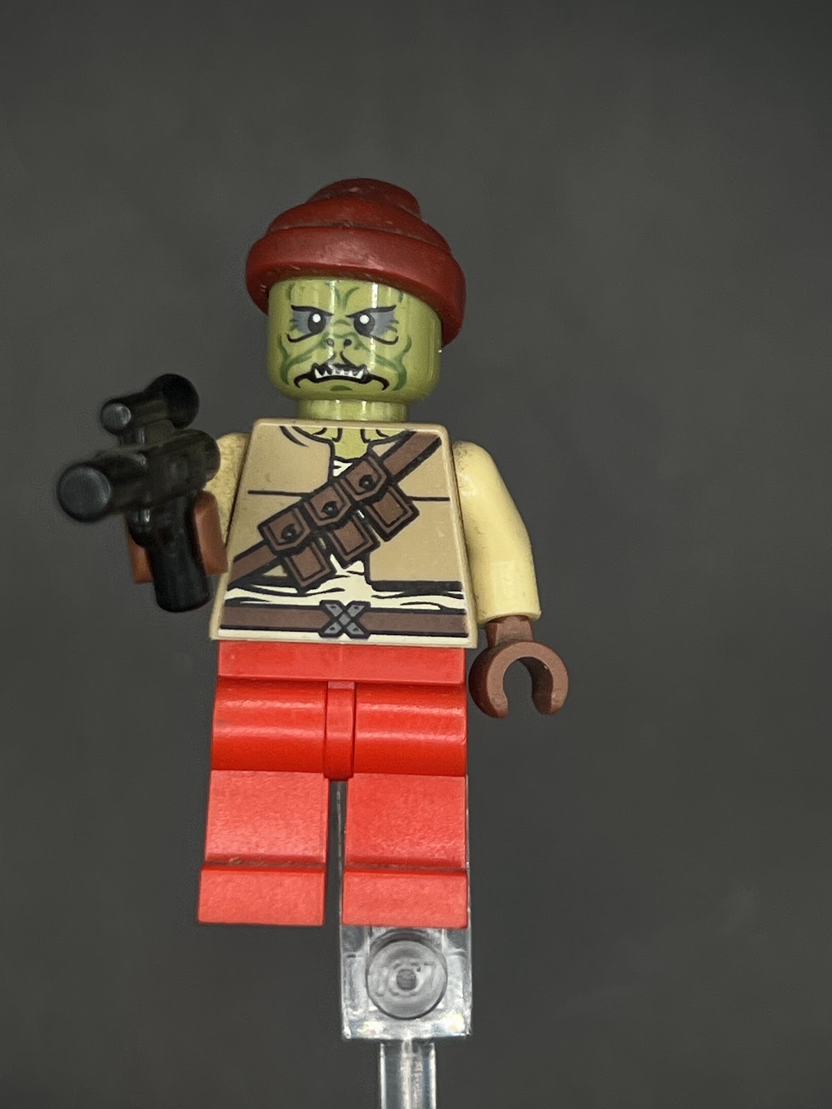 LEGO Minifigura Kithaba Dark Tan Vest - Star Wars Épica