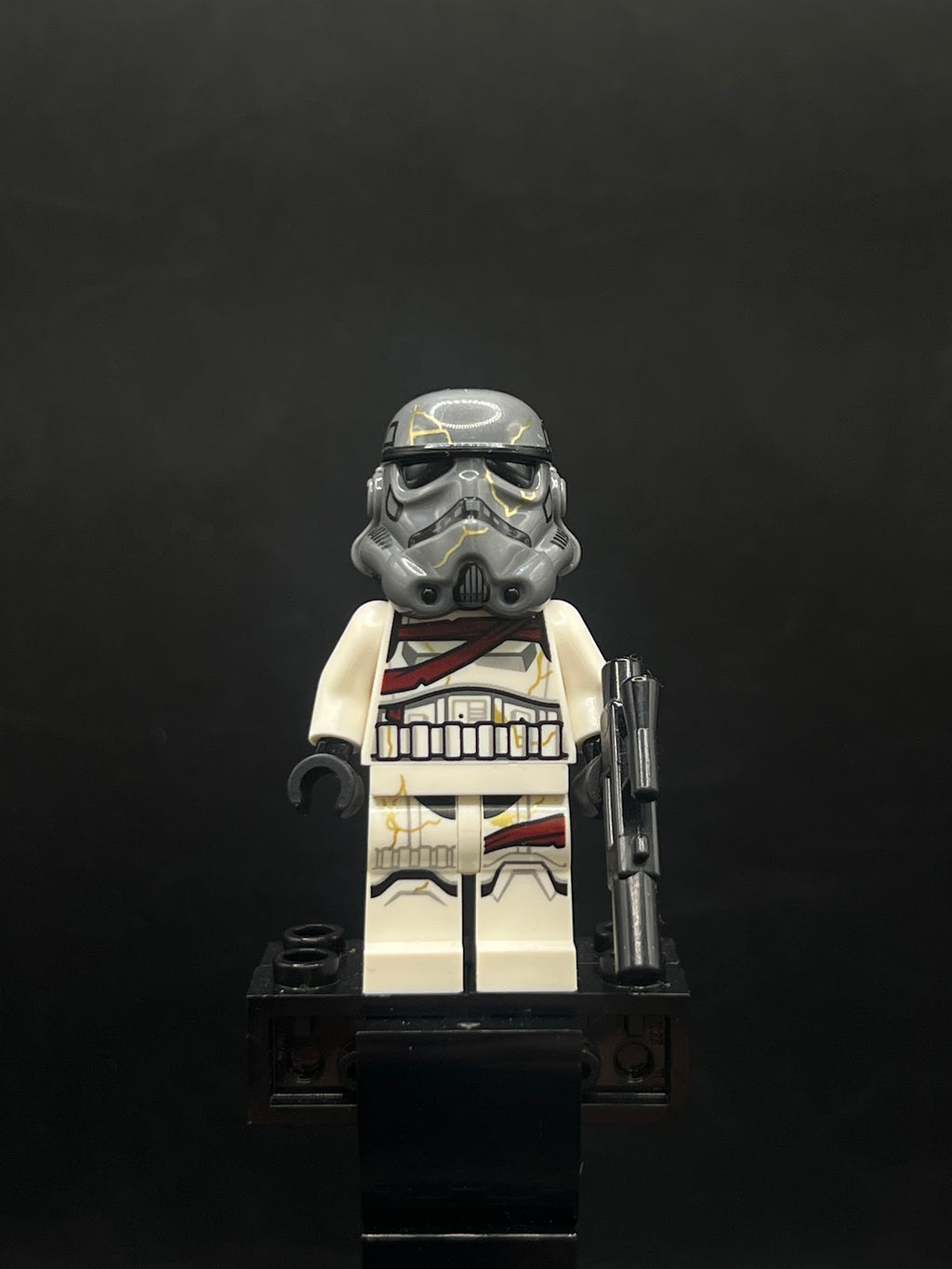 Night Trooper - Dark Bluish Gray Helmet - Foto real - DagaBlocks