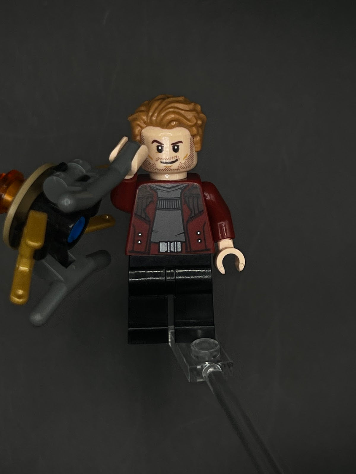 LEGO Minifigura Star Lord Pantalon Negro - Marvel Épica
