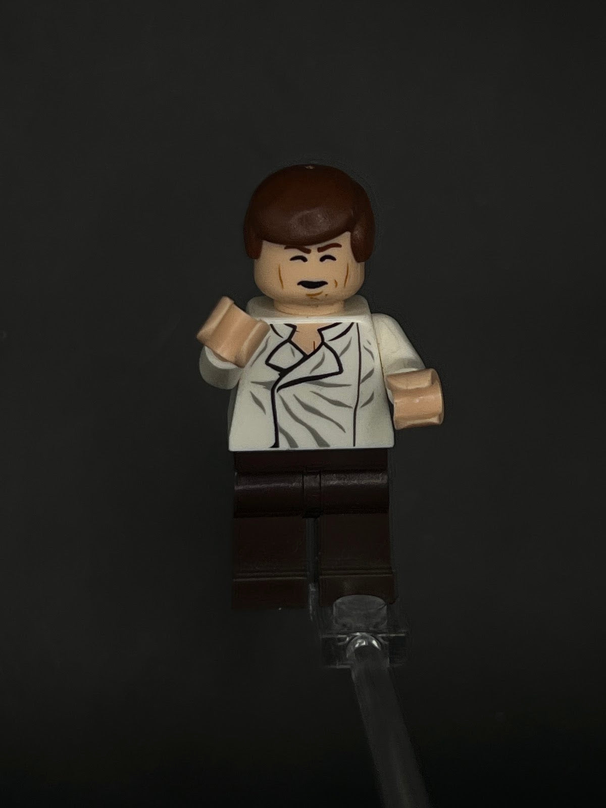 LEGO Minifigura Han Solo Camisa Blanca - Star Wars Épica
