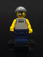 Basketball Street Player, Light Gray Torso and Dark Blue Legs - Foto real - DagaBlocks
