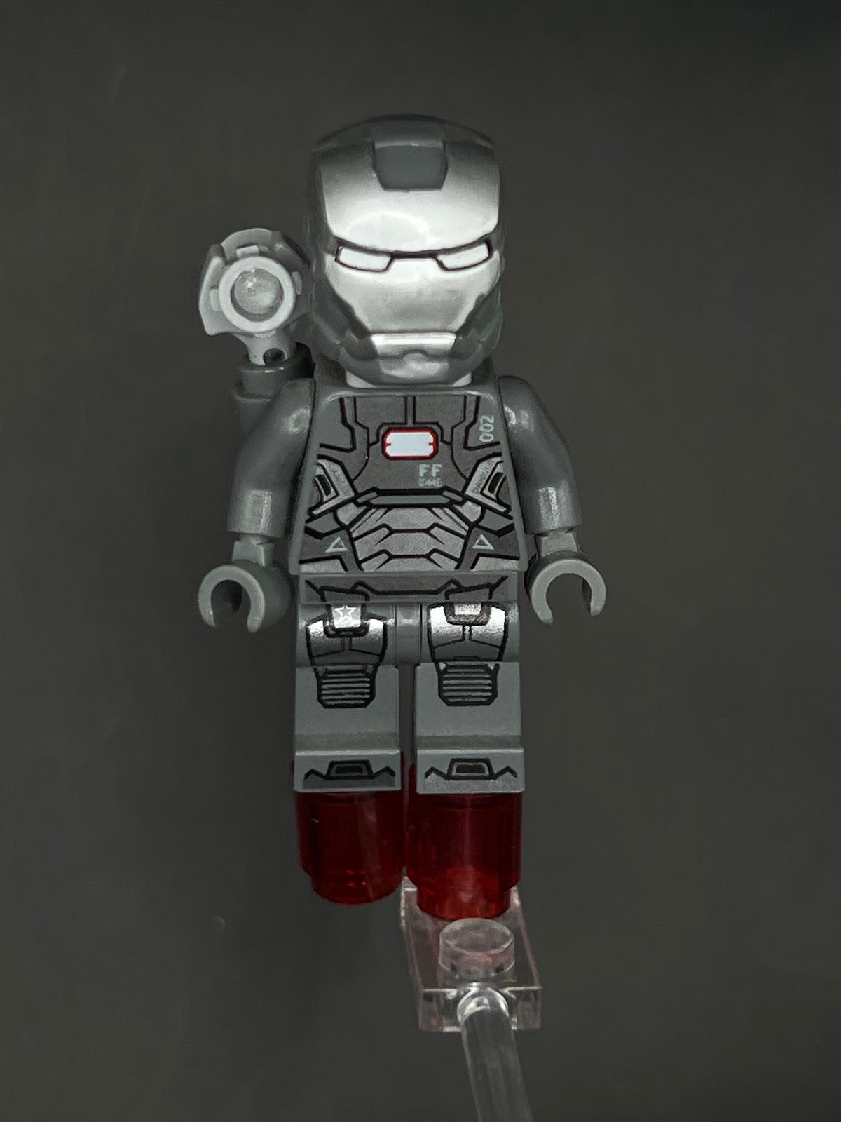 LEGO Minifigura War Machine Gris Claro - Marvel Épica