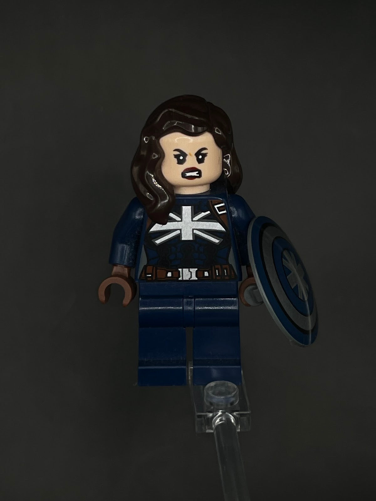 LEGO Minifigura Capitan Peggy Carter - Marvel Épica