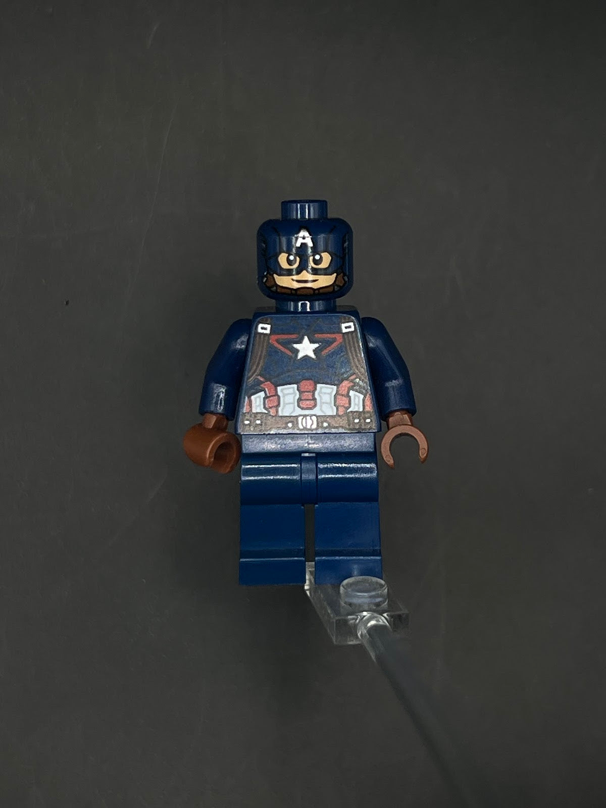LEGO Minifigura Capitan America Manos Cafes - Marvel Épica
