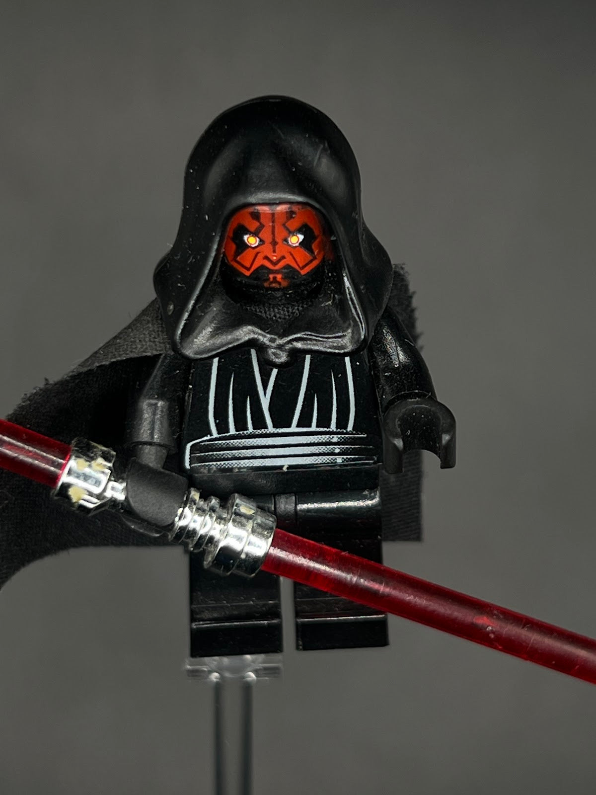 LEGO Minifigura Darth Maul Sable Cromado - Star Wars Legendaria