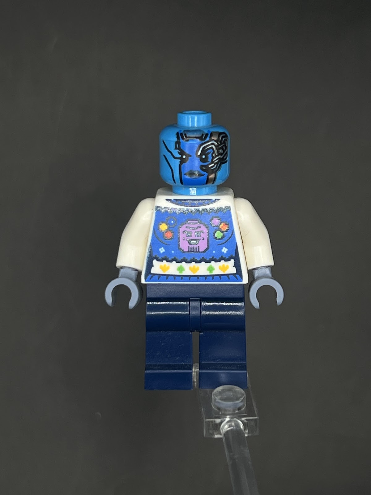 LEGO Minifigura Nebula Sueter De Navidad - Marvel Épica