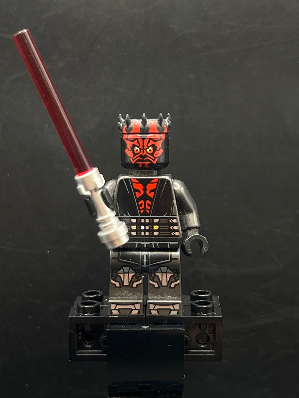 Darth Maul - Printed Legs with Silver Armor - Foto real - DagaBlocks