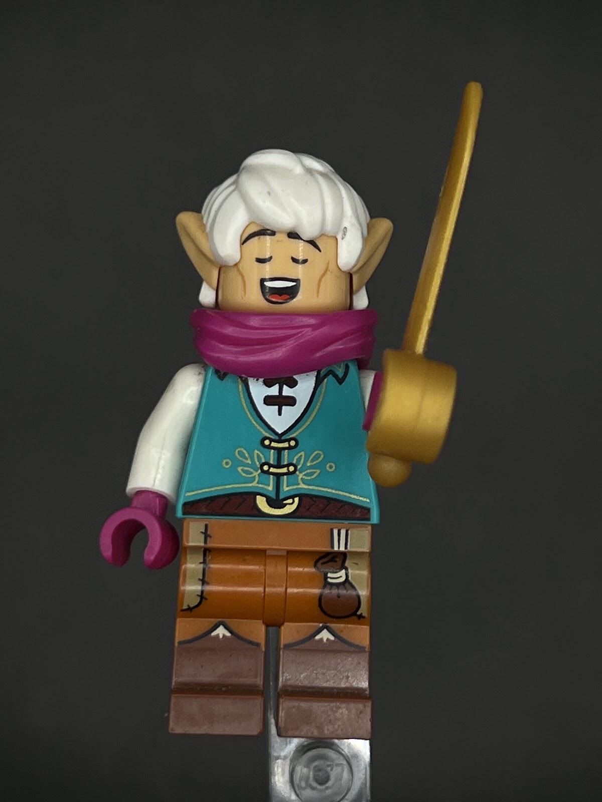 LEGO Minifigura Elf Bard Dungeons - Colección Épica