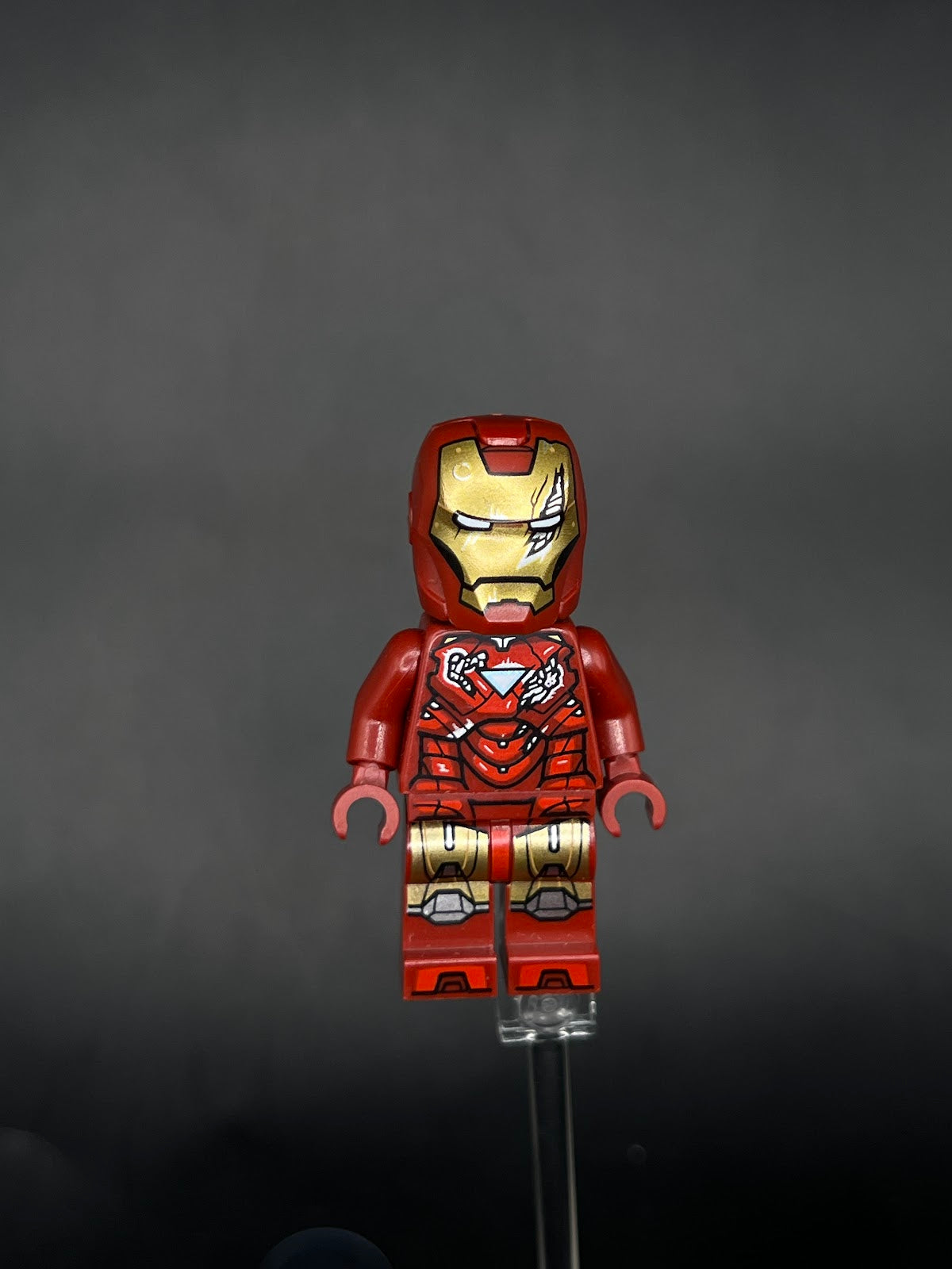 LEGO Minifigura Ironman Mark 6 Dañada - Marvel Legendaria
