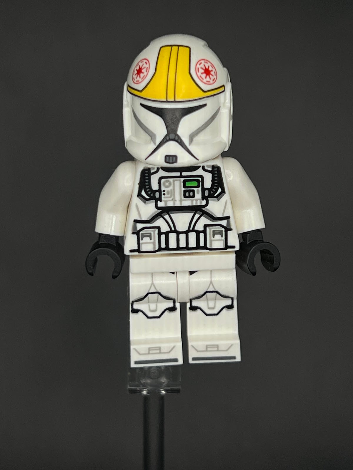LEGO Minifigura Clone Trooper Pilot Amarillo - Star Wars Legendaria