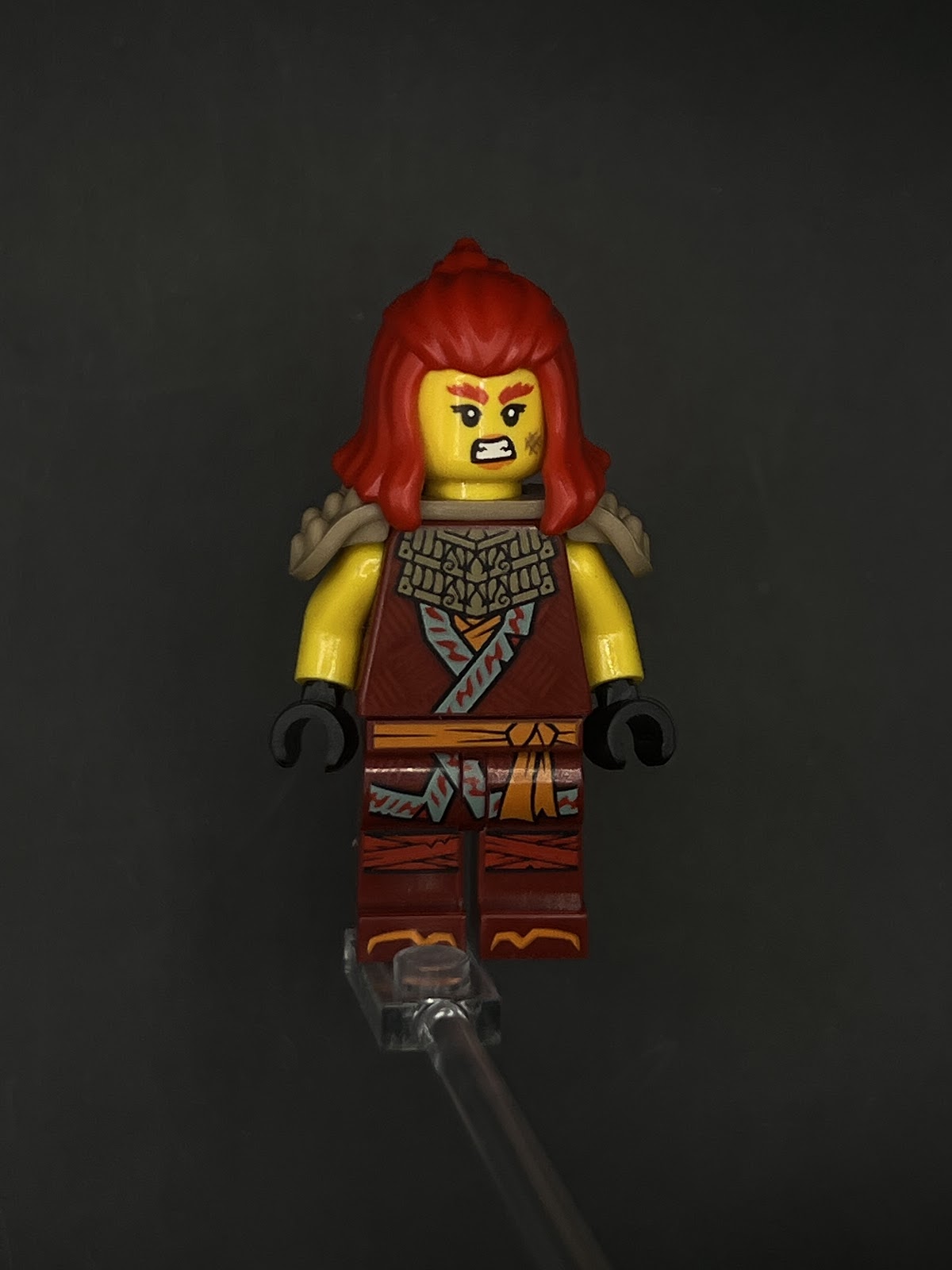 LEGO Minifigura Wyldfyre Traje Rojo - Ninjago Épica