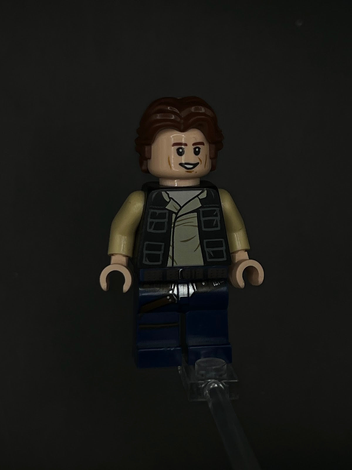 LEGO Minifigura Han Solo Con Chaleco Negro - Star Wars Épica