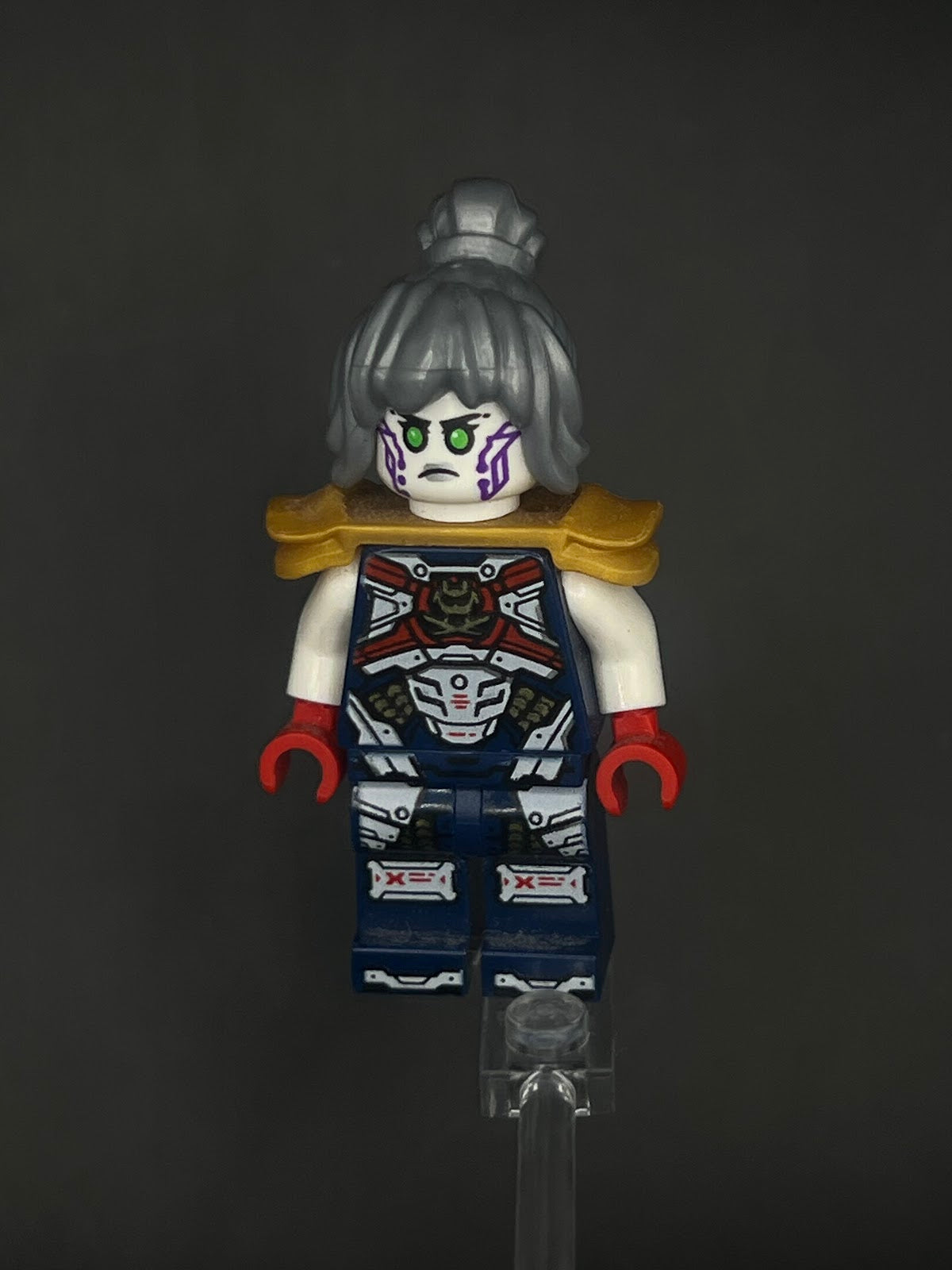 LEGO Minifigura Pixal Hombreras Doradas - Ninjago Épica