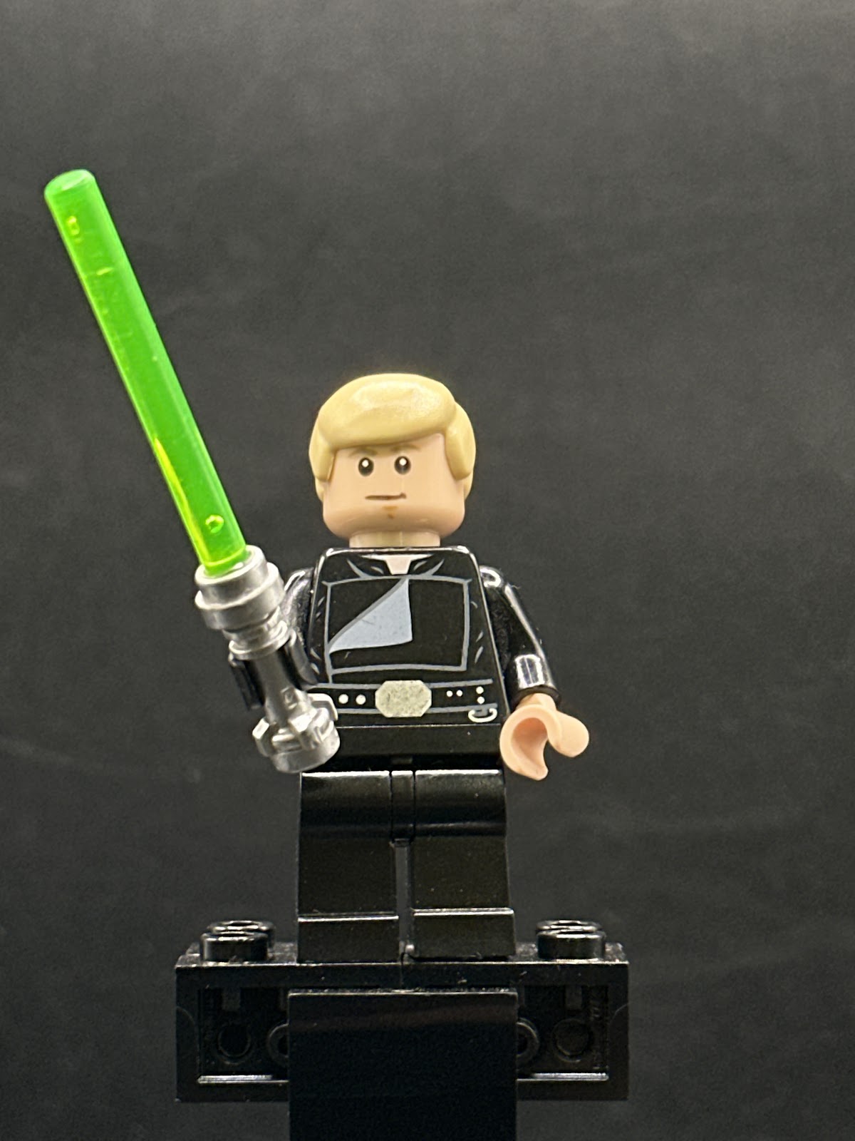 Luke Skywalker (Jedi Master, Endor, Tan Hair, Stern / Smile) - Foto real - DagaBlocks