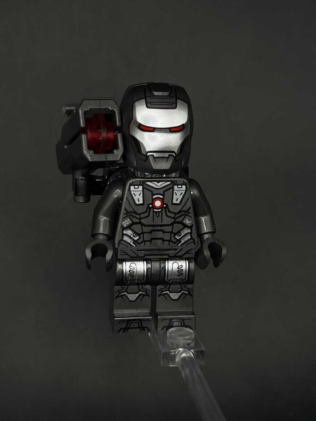 LEGO Minifigura War Machine Con Cañon En Hombro - Marvel Épica
