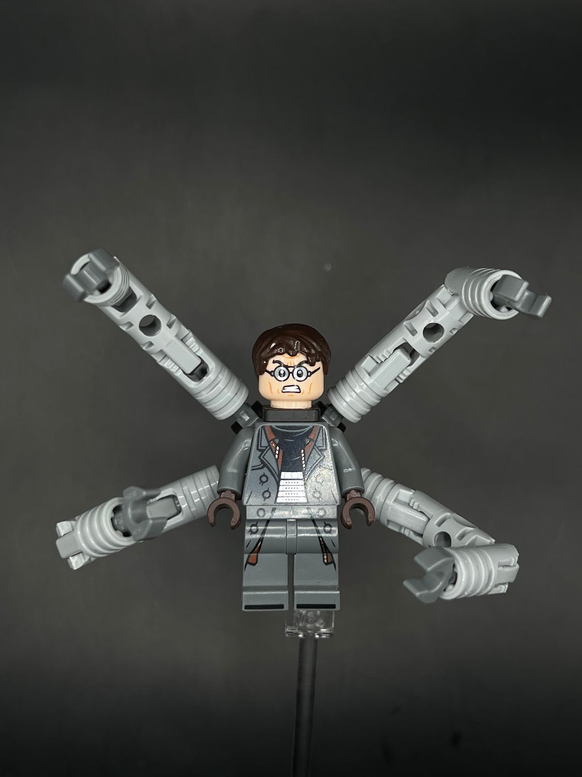 LEGO Minifigura Dr Octopus Gris - Marvel Legendaria