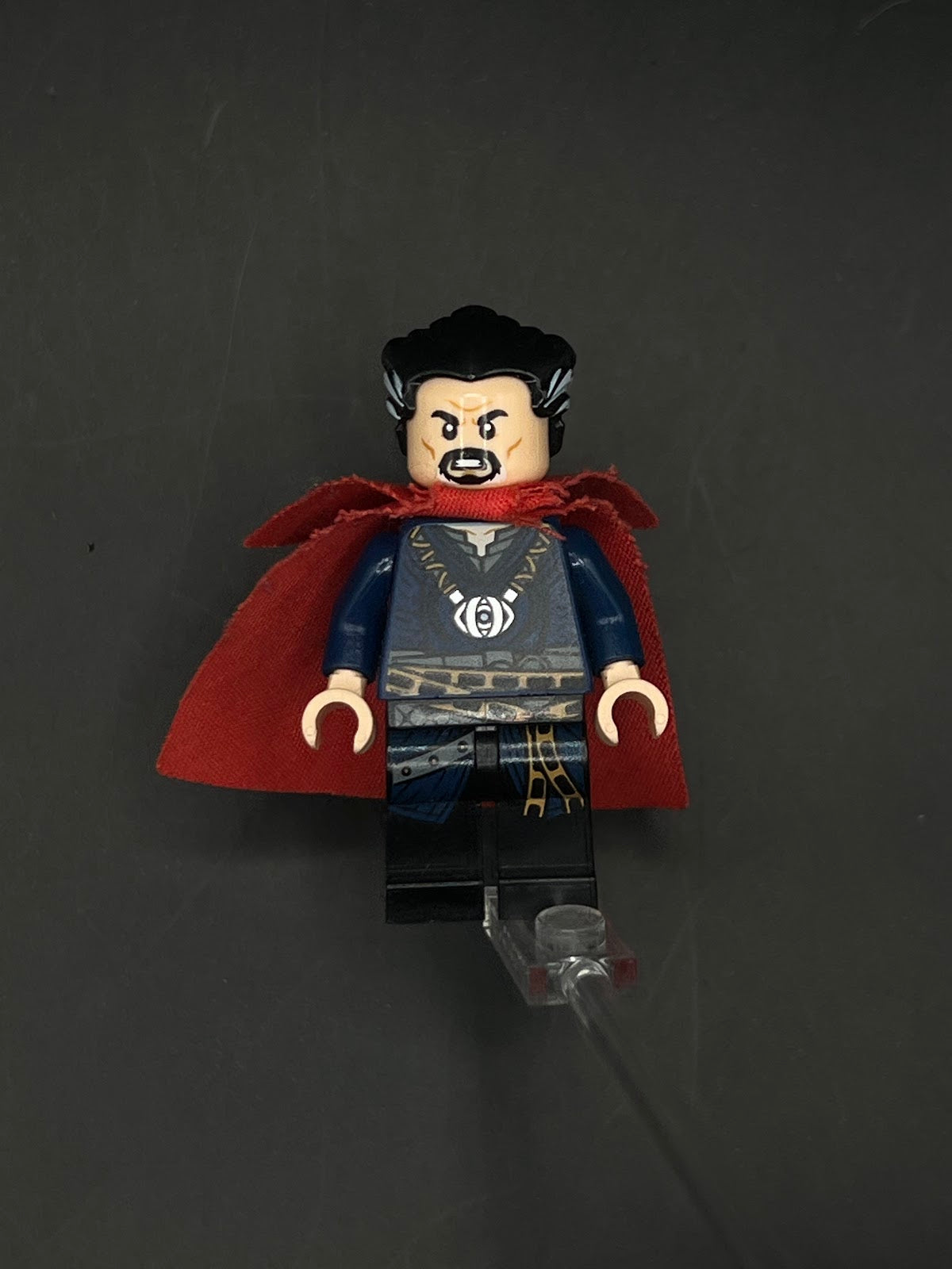 LEGO Minifigura Dr Strange Cuello Muy Alto Tela - Marvel Legendaria