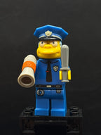 Chief Wiggum, The Simpsons, Series 1 (Minifigure Only without Stand and Accessories) - Foto real - DagaBlocks