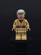 Obi-Wan Kenobi - Old, Light Bluish Gray Hair, Beard with White Highlights - Foto real - DagaBlocks