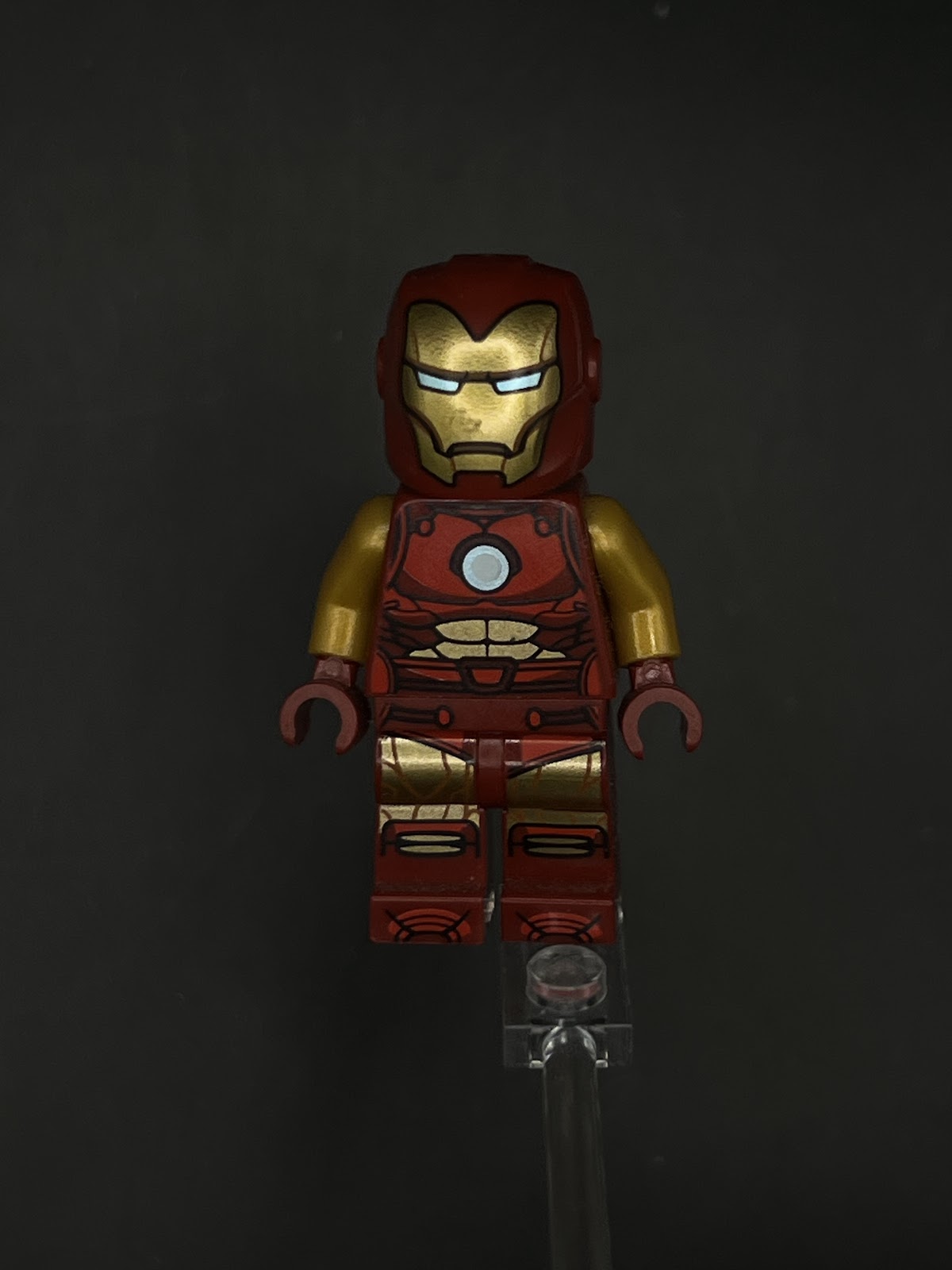 LEGO Minifigura Ironman Reactor Arc Redondo - Marvel Épica