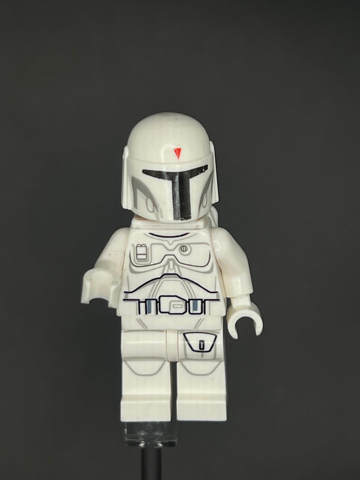 LEGO Minifigura Boba Fett Blanco - Star Wars Legendaria