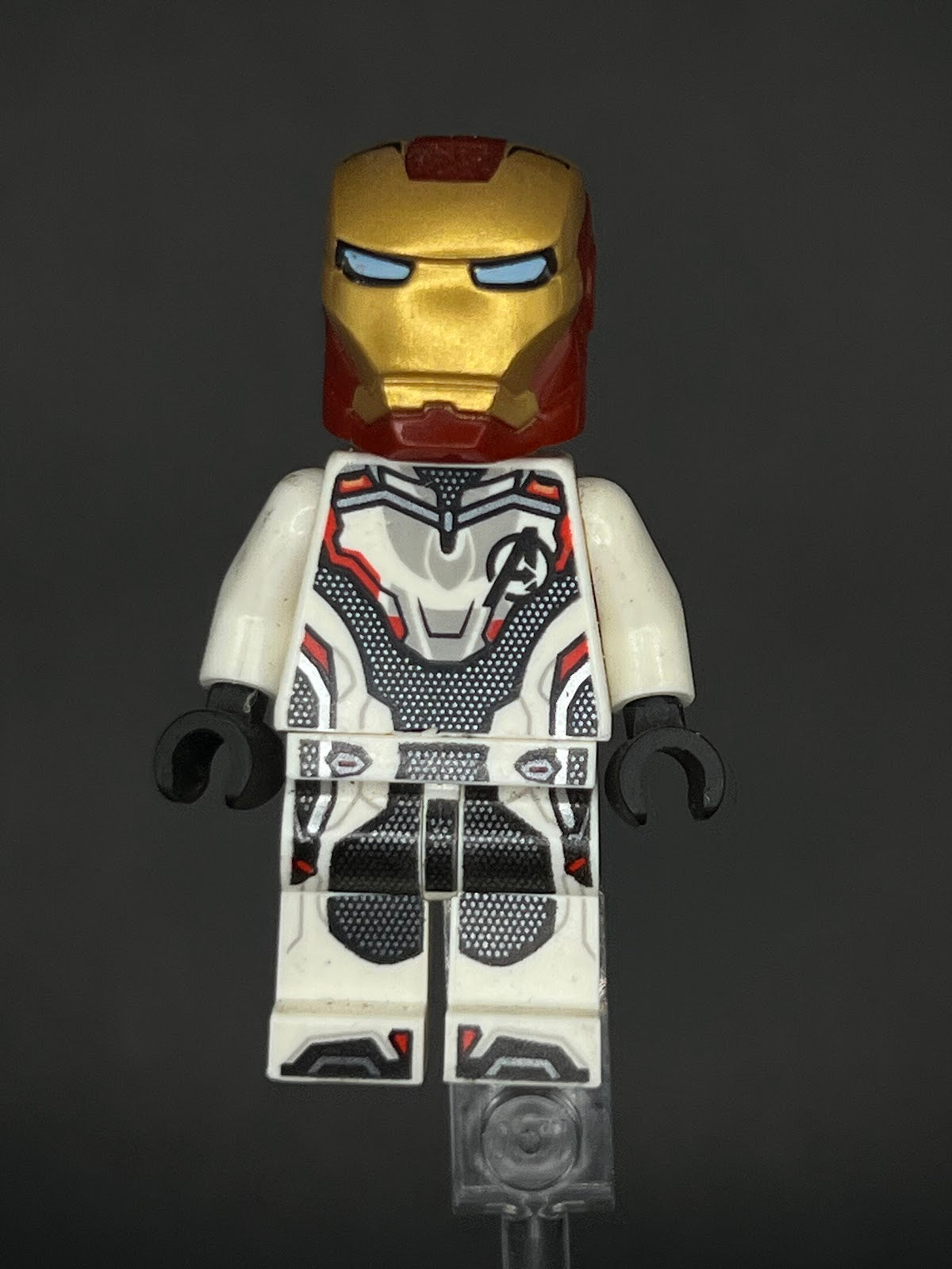LEGO Minifigura Iron Man White Jumpsuit - Marvel Épica