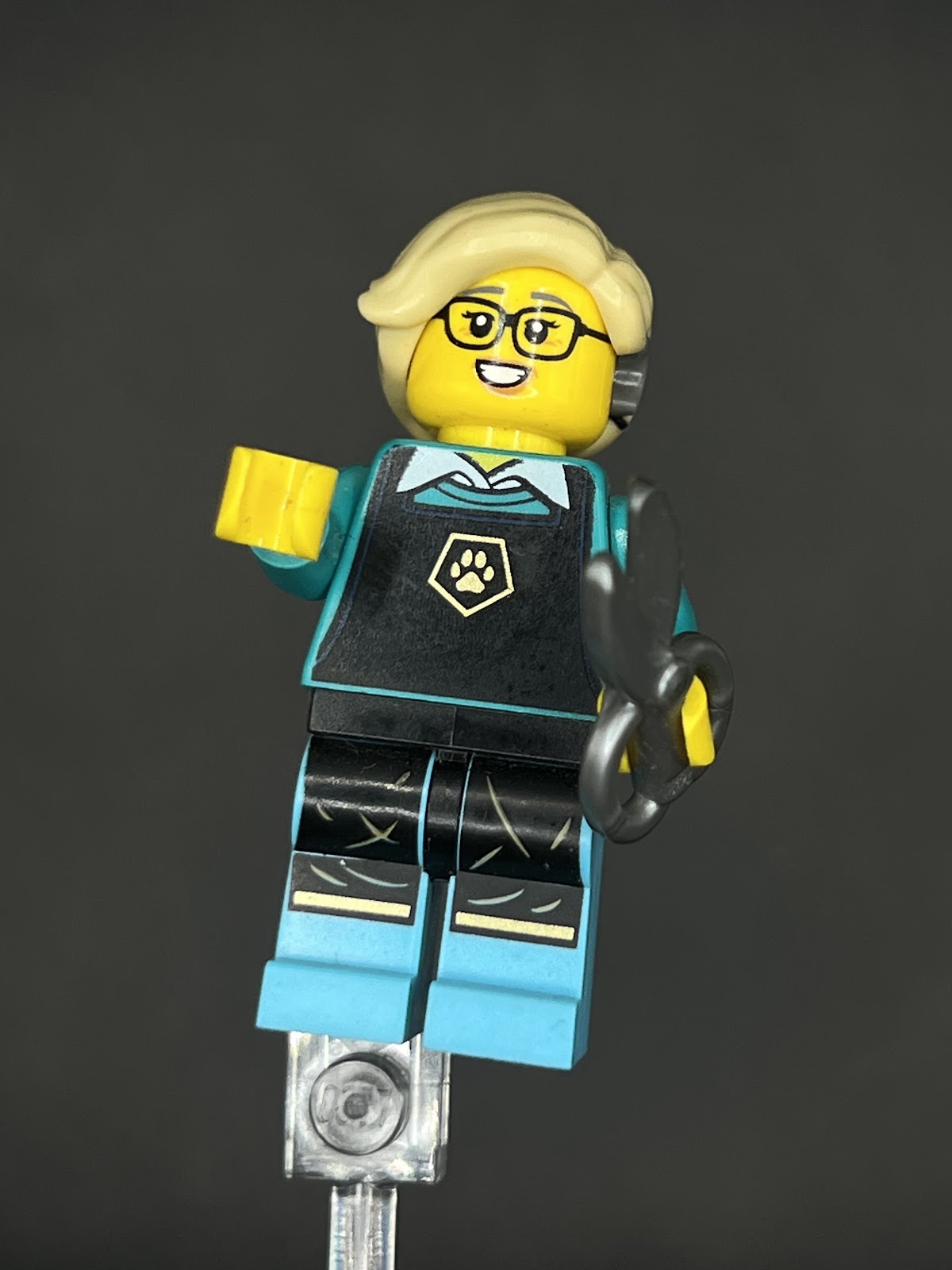 LEGO Minifigura Pet Groomer - Colección Épica